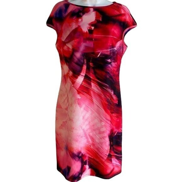 Julia Jordan Sleeveless Pink Purple Dress Size 10 - Picture 1 of 9